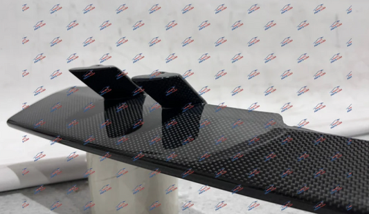 Ferrari F8 Tributo Spider front lip carbon L + R, OEM, Part number: 985890504