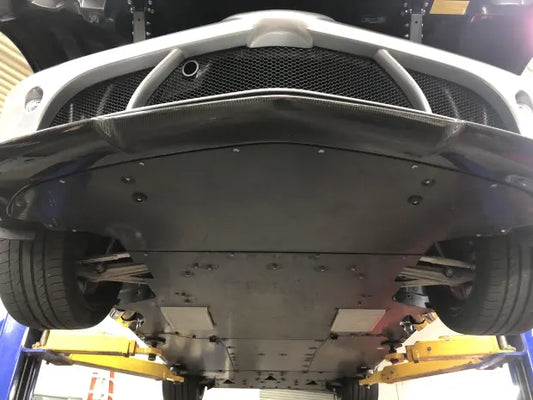 SLR McLaren 722 / 722s Under tray carbon fiber, OEM, Part number: