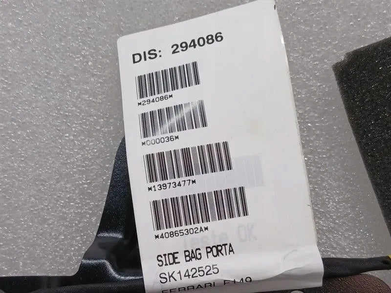 Ferrari 458, 488, California T door airbag, LH, OEM Part 80314900
