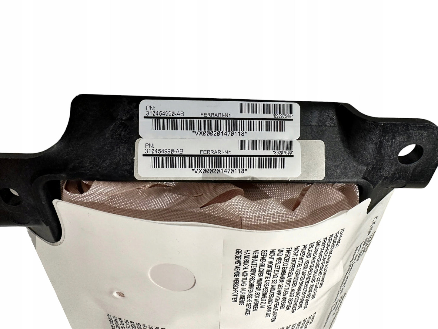 Ferrari Airbag Passenger dashboard, OEM, Part number: 89207500