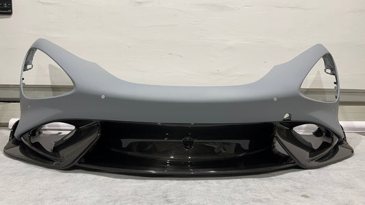 McLaren 765LT Front bumper upper and lower part, OEM, Part number: 14AA142RP